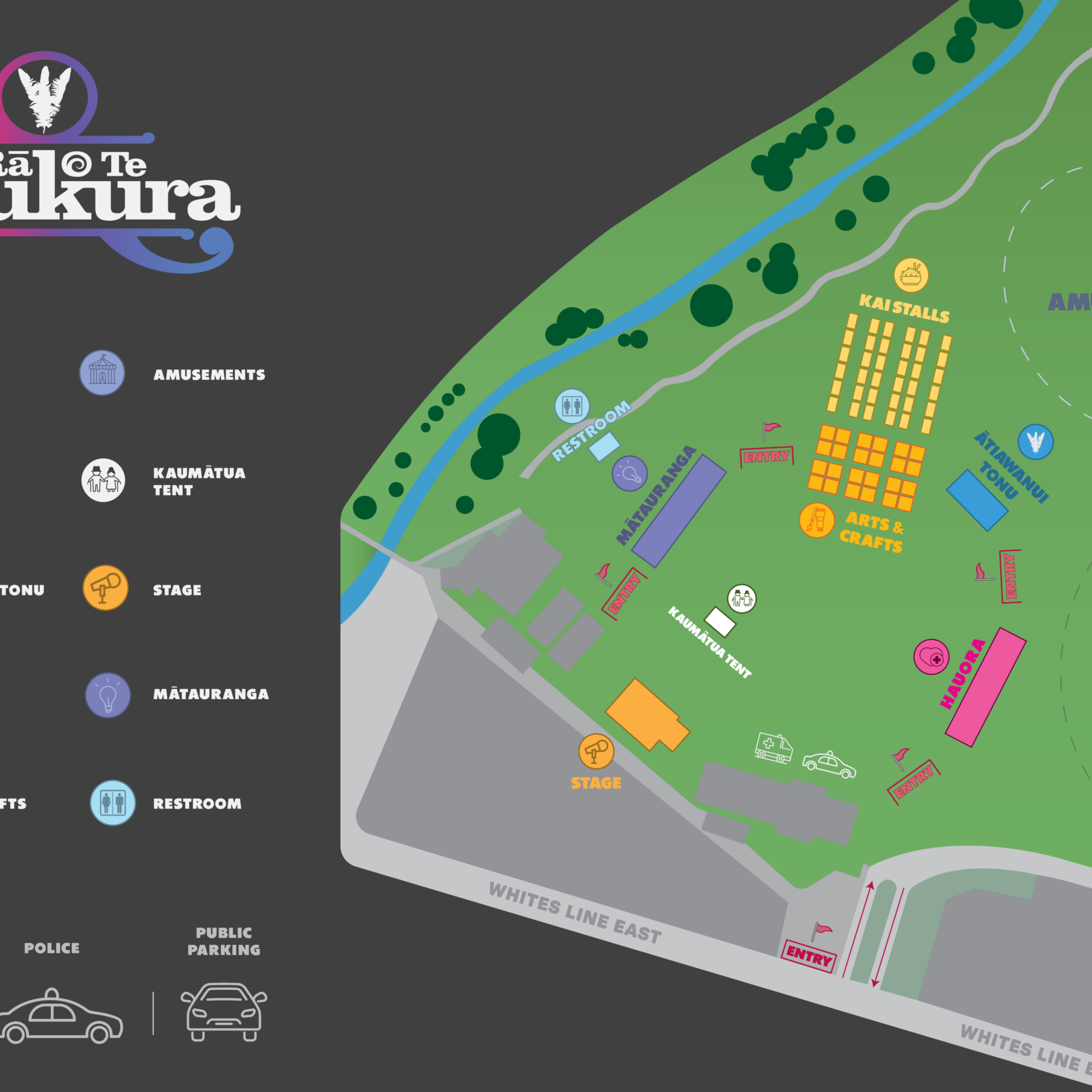 Te Rā 2026 Wayfinder Map